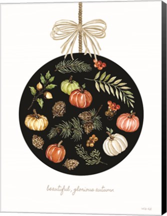 Framed Beautiful, Glorious Autumn Ornament Print