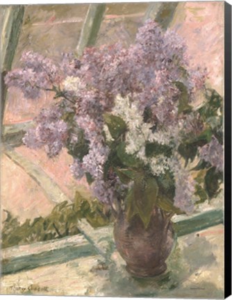 Framed Lilacs in the Light Print