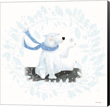 Framed Polar Bear Holiday Print