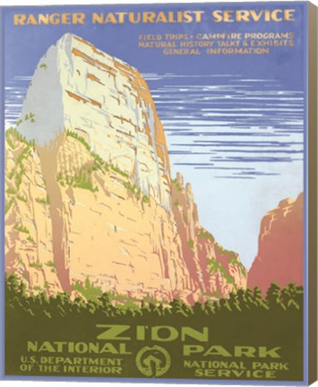 Framed Zion National Park Print