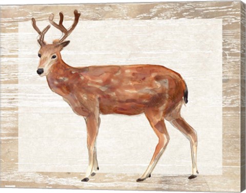 Framed Rustic Barnwood Animals IV Print