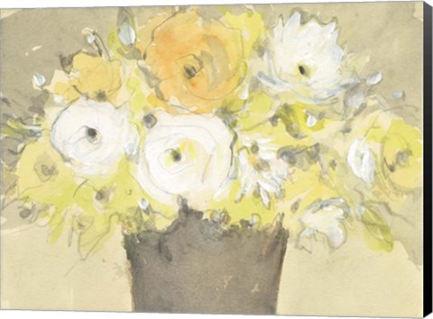 Framed Table Bouquet I Print