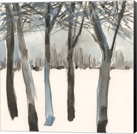 Framed Winter Treeline I Print