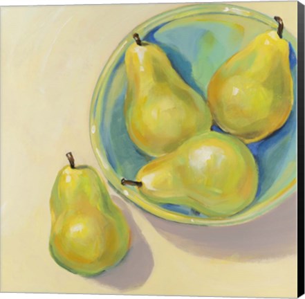 Framed Fruit Bowl Trio III Print