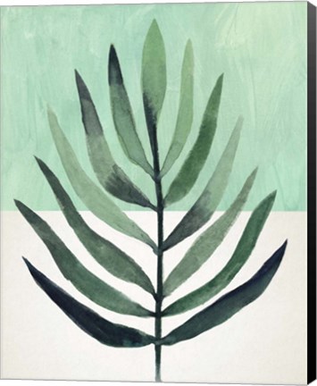 Framed Verging Palm III Print
