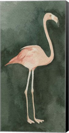 Framed Forest Flamingo II Print