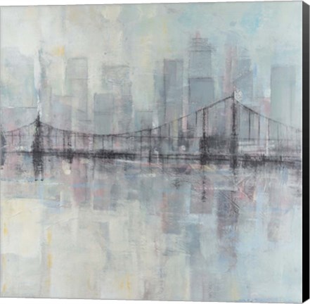 Framed Pastel Cityscape II Print