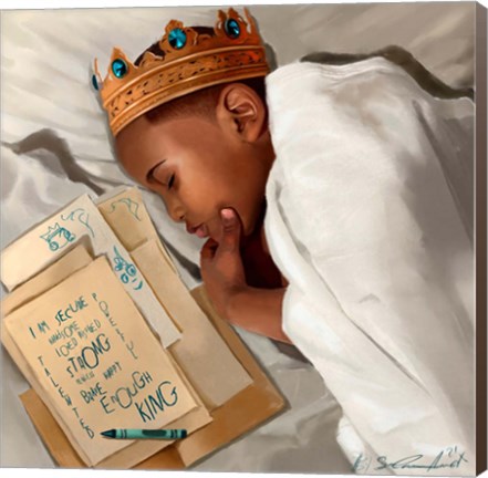 Framed Even When I&#39;m Sleeping - Boy Print