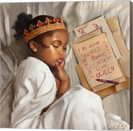 Framed Even When I&#39;m Sleeping - Girl Print