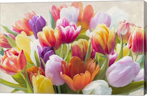 Framed Spring Tulips Print