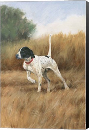 Framed Hunting Dog II Print