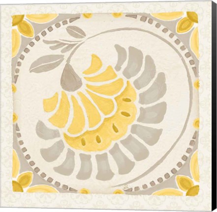 Framed Love Tales XV Yellow Print