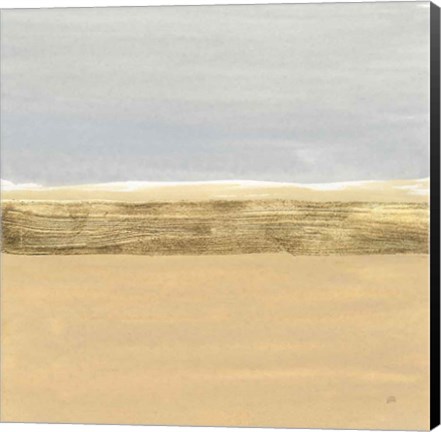 Framed Gold Strips IV Print
