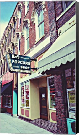 Framed Popcorn Shop Print