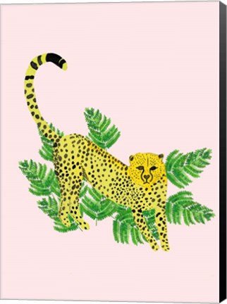 Framed Cheetah On The Lookout I Print
