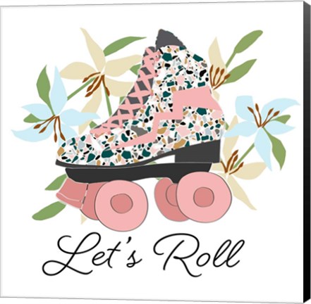 Framed Let&#39;s Roll Print