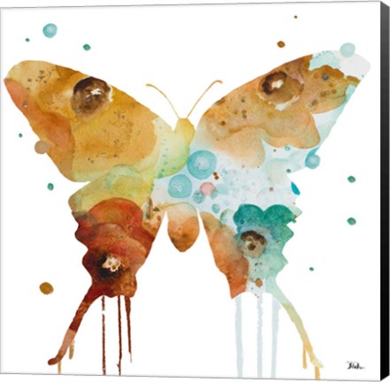 Framed Mis Flores Butterfly II Print