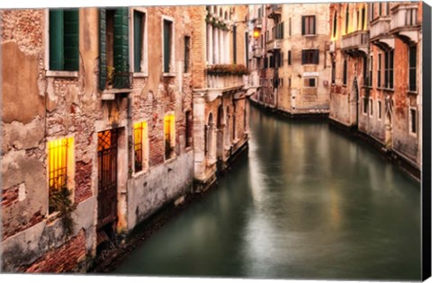 Framed Venice Twilight Print