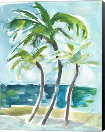 Framed Swaying Palms Print