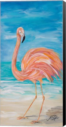 Framed Flamingo II Print