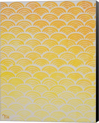 Framed Sun Pattern Print