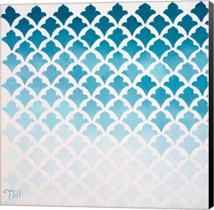 Framed Rain Pattern Print