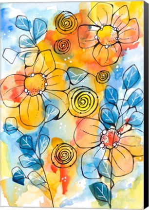 Framed Warm and Cool Summer Print