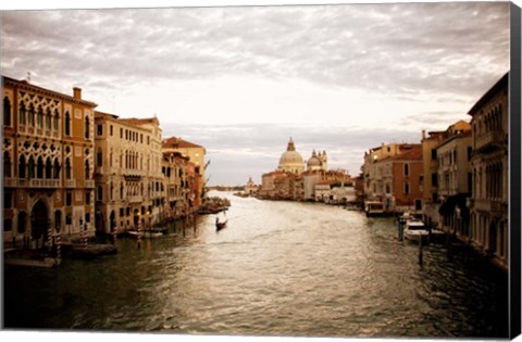 Framed Venetian Canals I Print