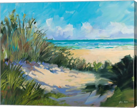 Framed Beach Dunes Print