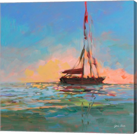 Framed Sailing On The Horizon Print