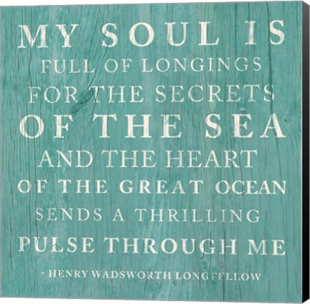 Framed Secrets Of The Sea Print
