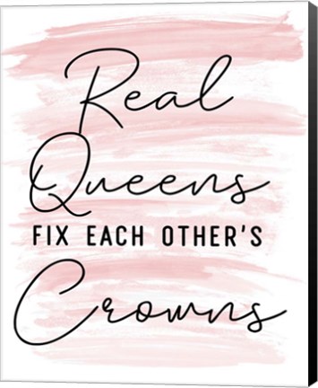 Framed Real Queens Print