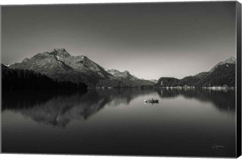 Framed Solo Fishing Print