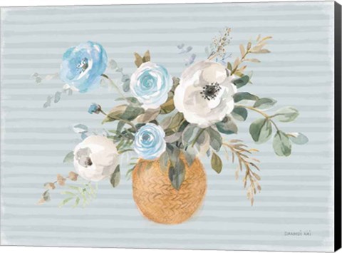 Framed Blooms of Spring I Coastal Print