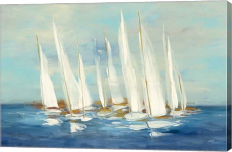 Framed Regatta Sail Print