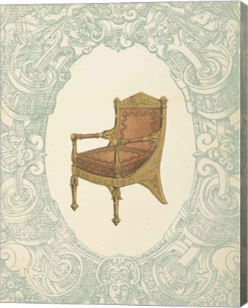 Framed Vintage Chair II Print