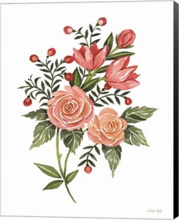 Framed Botanical Roses Print