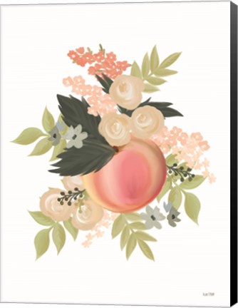 Framed Spring is Peachy I Print