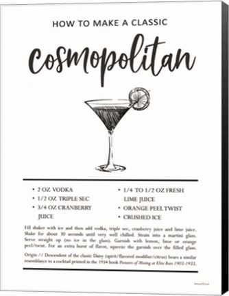 Framed Cosmopolitan Print