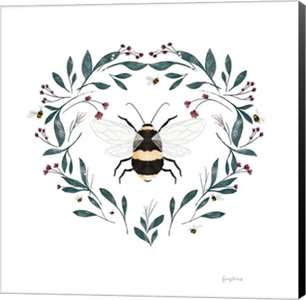 Framed Bees VI Print