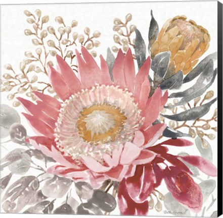 Framed Petal Passion VIII Soft Boho Print