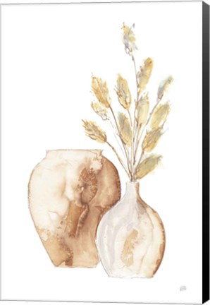 Framed Vase Bunny Tail Print