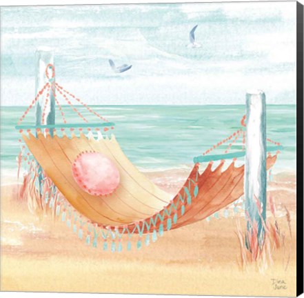 Framed Ocean Breeze V Print