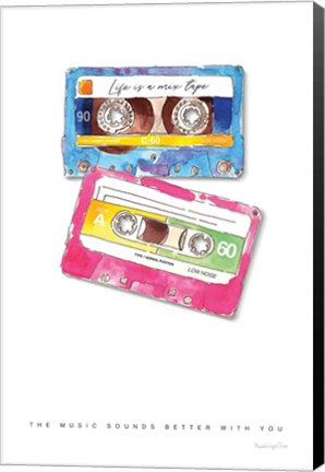 Framed Mixtape Love Print