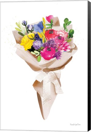 Framed Happy Flowers Print