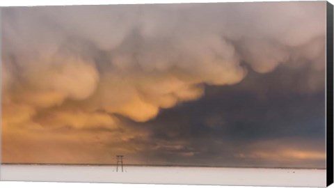 Framed Sunset Clouds Print