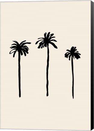 Framed Palm Trees Print