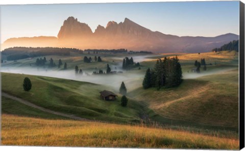 Framed Alpe di Siusi Print