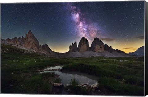 Framed Tre Cime di Lavaredo Print