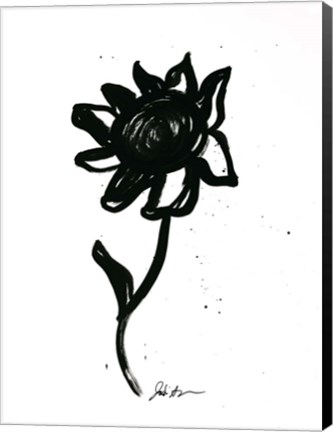 Framed Inked Florals III Print